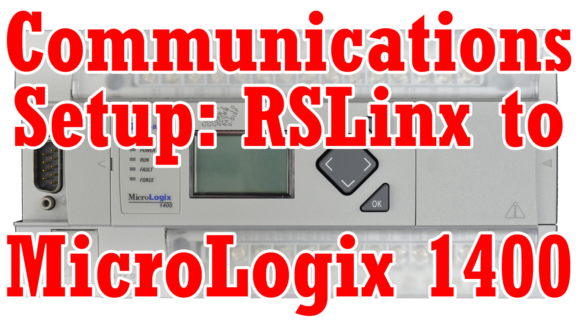 MicroLogix 1400, RSLinx Classic - Setup Communications and Download (M3E15)