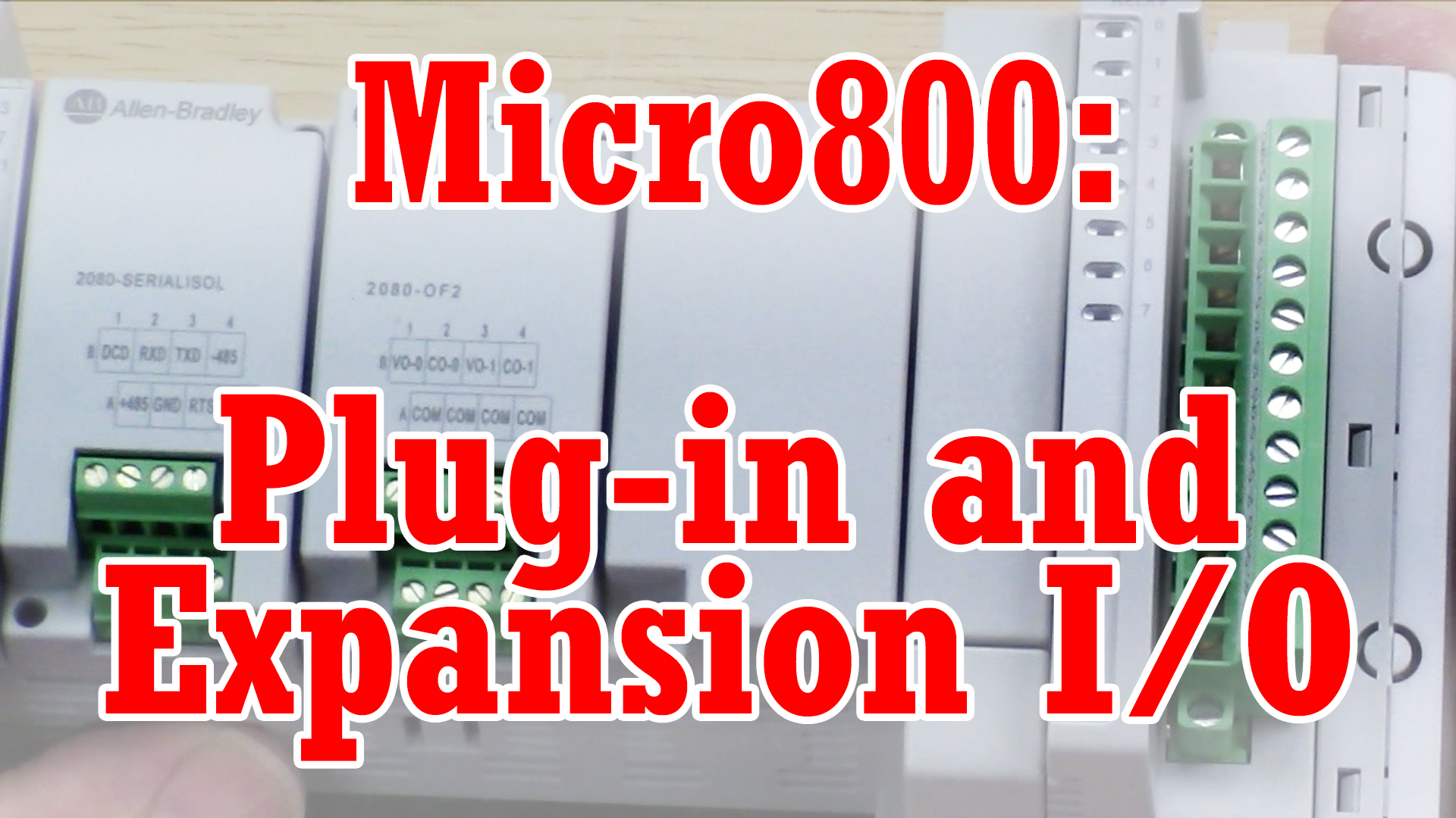 Micro800 - Plug-in and Expansion I/O (M3E52)