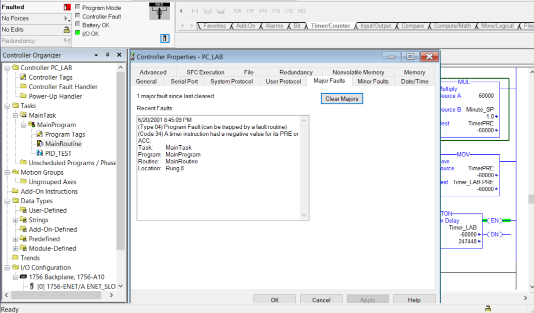 ControlLogix, CompactLogix Controller Faults The Automation Blog