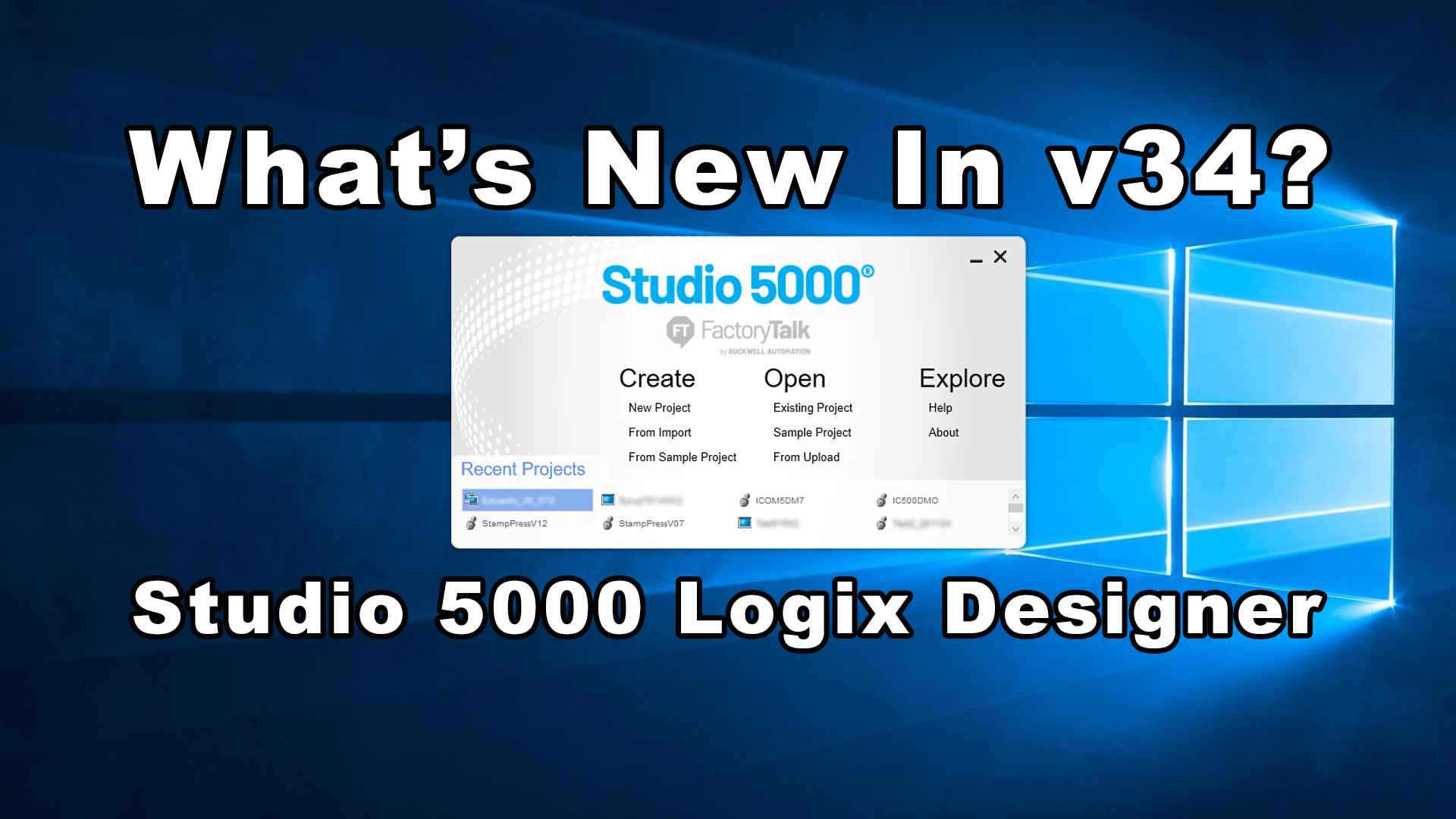 Studio 5000 - v34: What's New