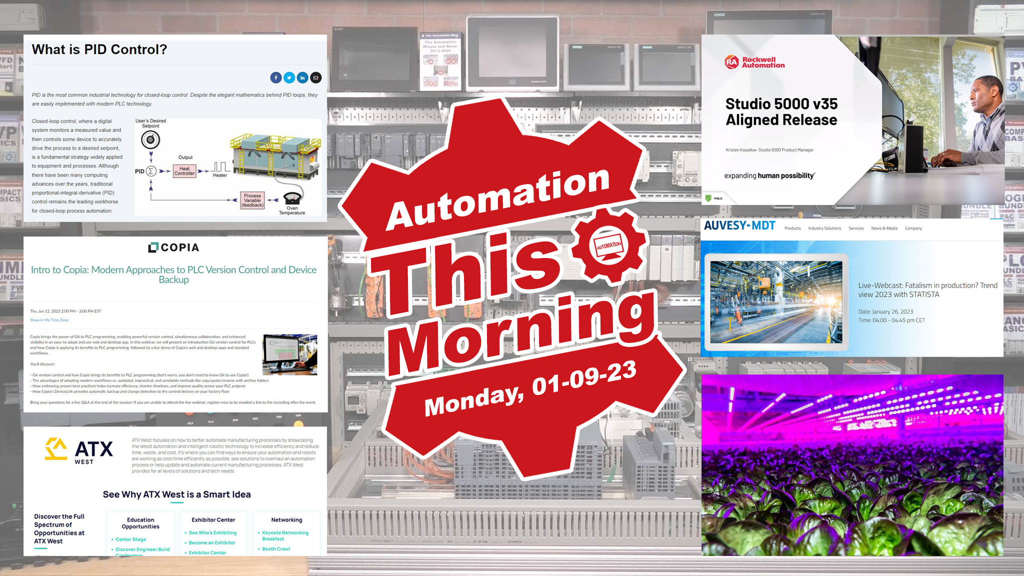 Automation This Morning, January 9, 2023