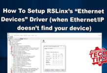 RSLinx – What To Do When The Ethernet/IP Driver Won’t Find Your Device (T006)
