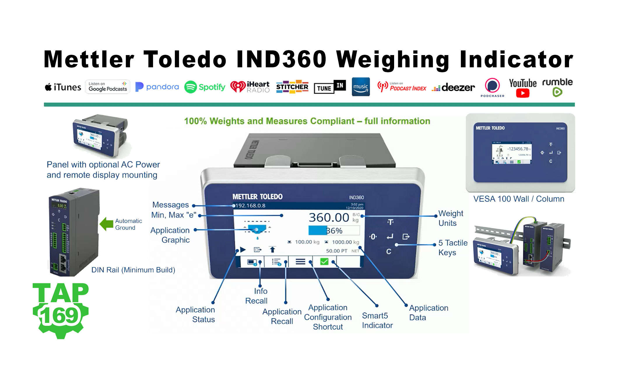 IND360: Next Gen Weighing Indicator from Mettler Toledo (P169)