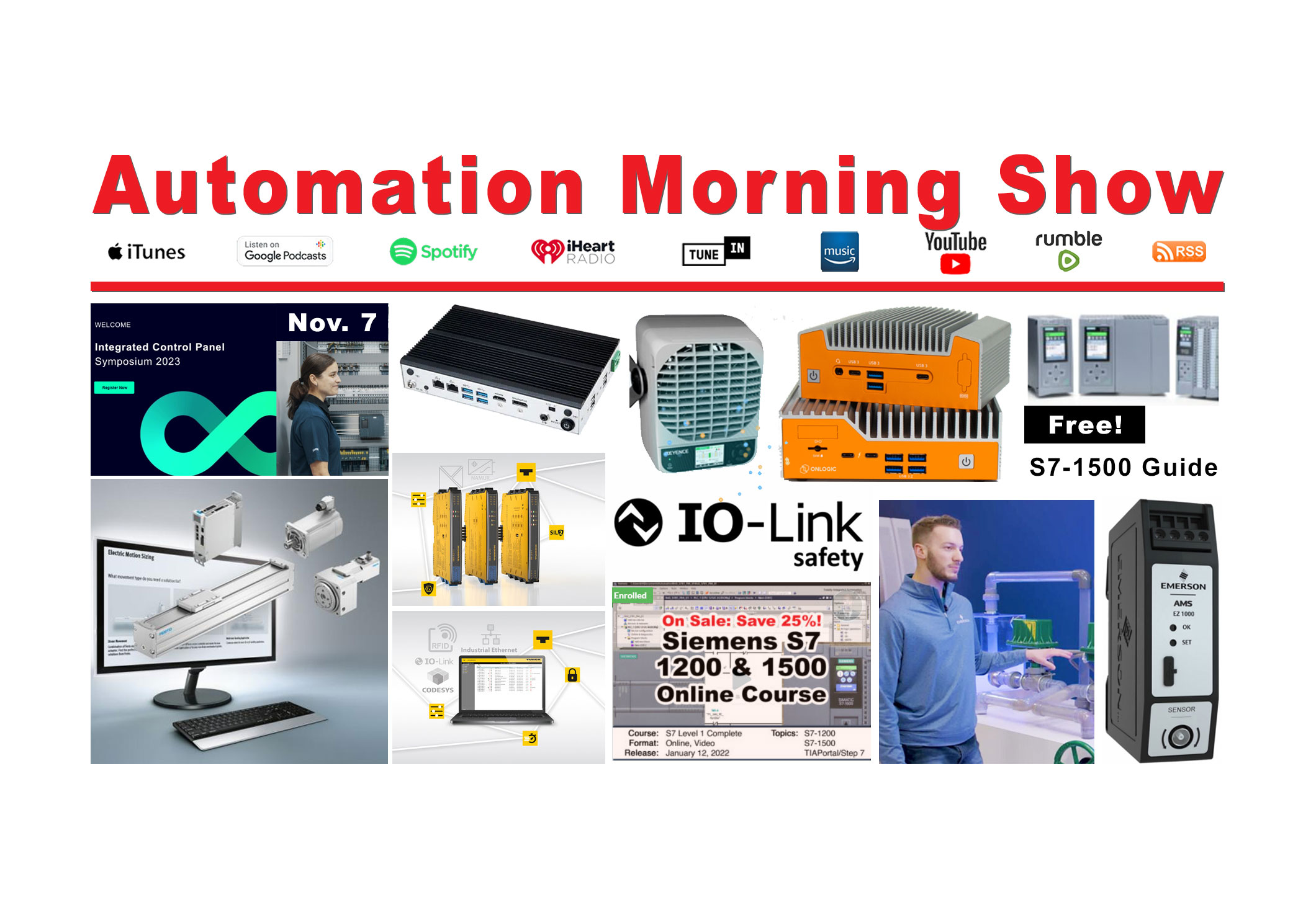 November 6 News: Control Panels, Cybersecurity, Machine Building, IO-Link Safety, Wi-Fi 6, MTBF & more