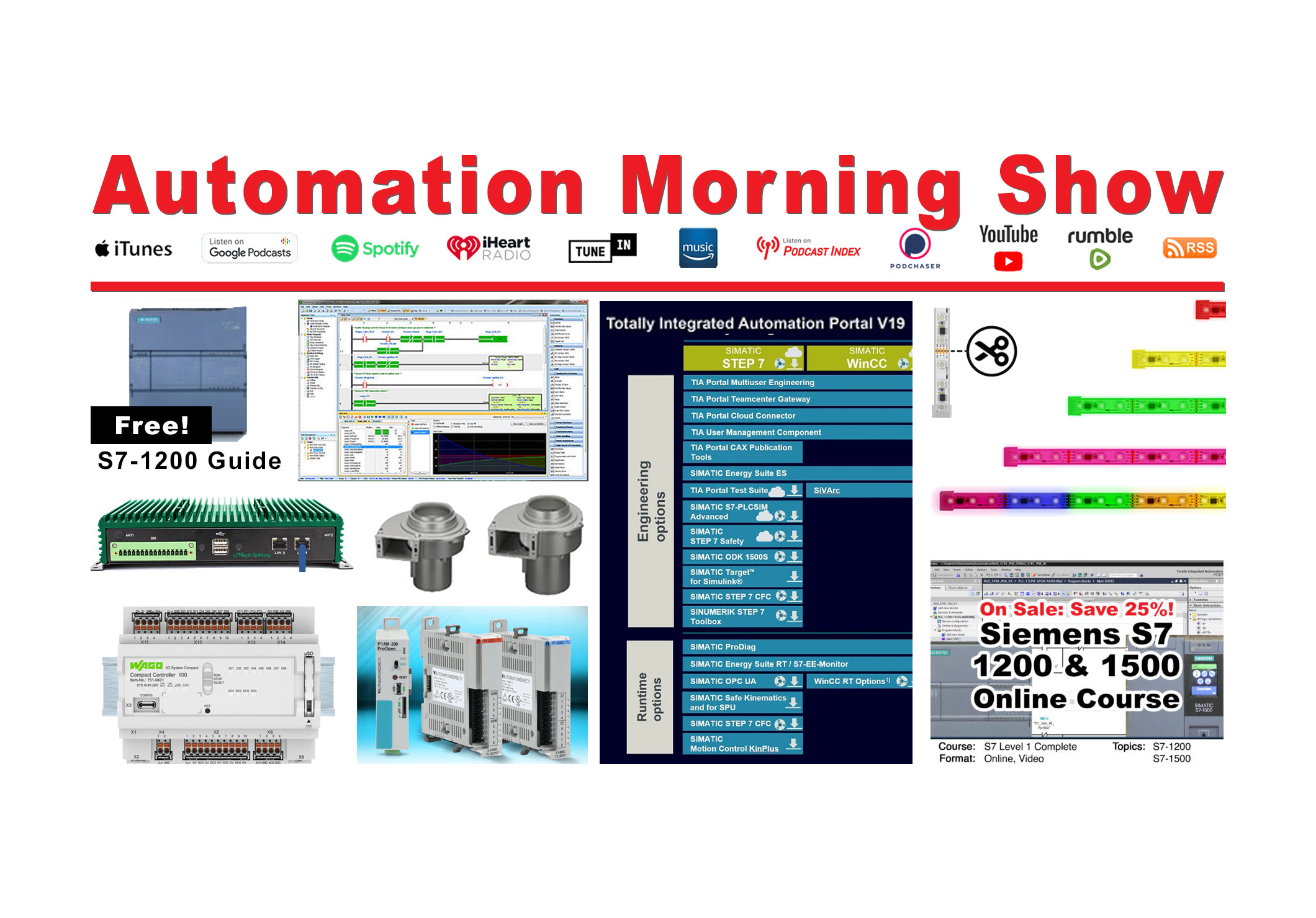 November 30 News: TIA Portal v19, Productivity Suite 4.1, Industrial Strip Light, OPC Pub/Sub & more (N149)