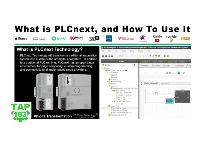 What is PLCnext, and How To Use It (P183) – The Automation Blog