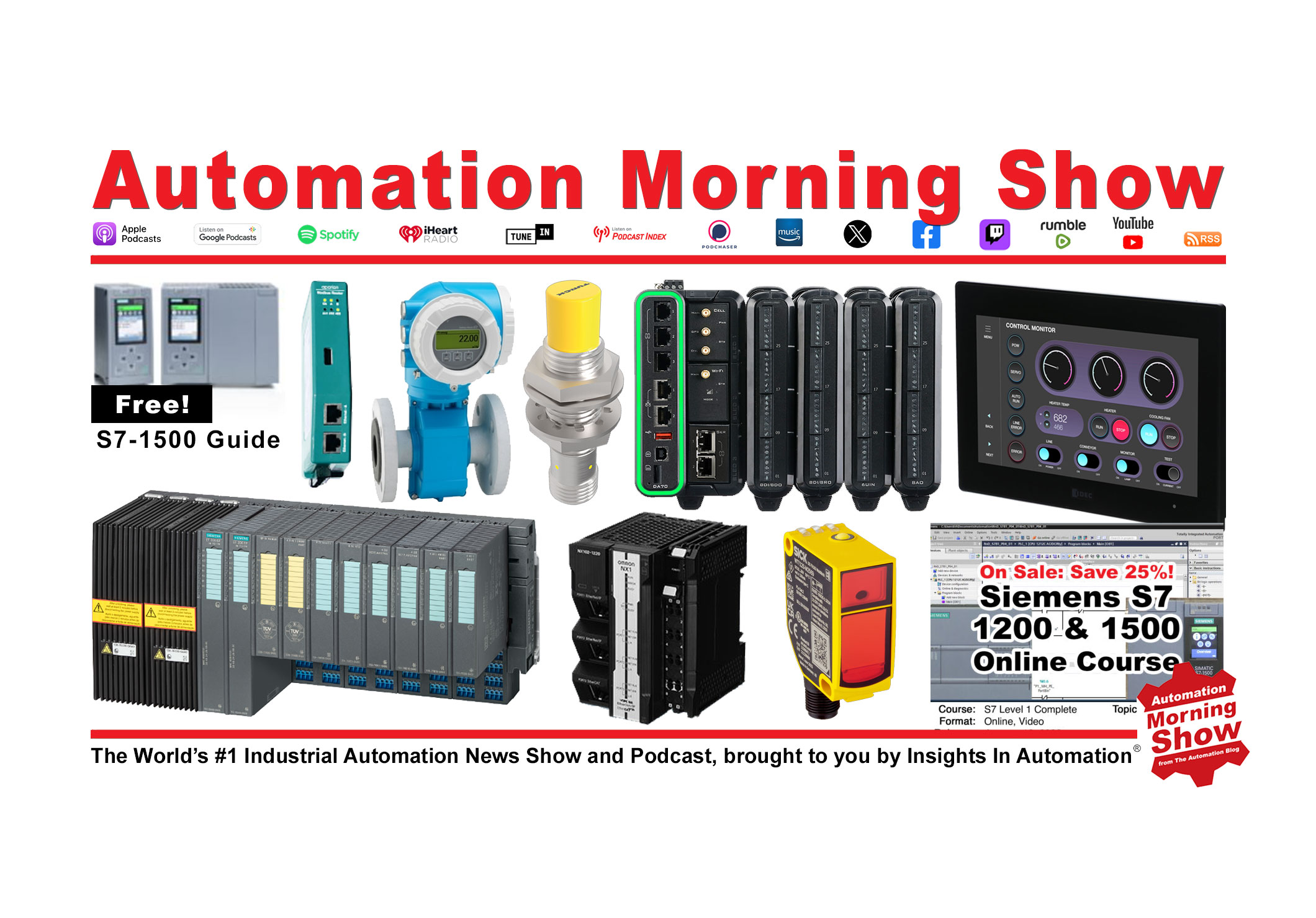 February 13 News about Rockwell, Siemens, Schneider, Prosoft, RedLion, IDEC, Turck, Sick, SMC & more (N166)