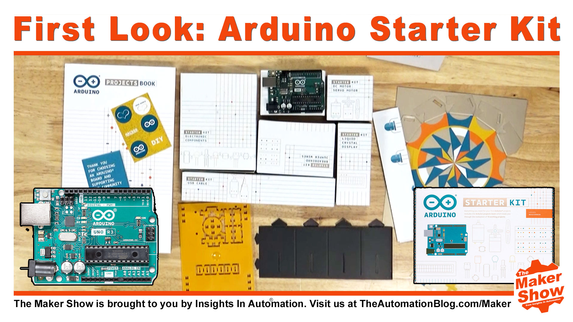 Unboxing The Official Arduino Starter Kit  (TMS01)