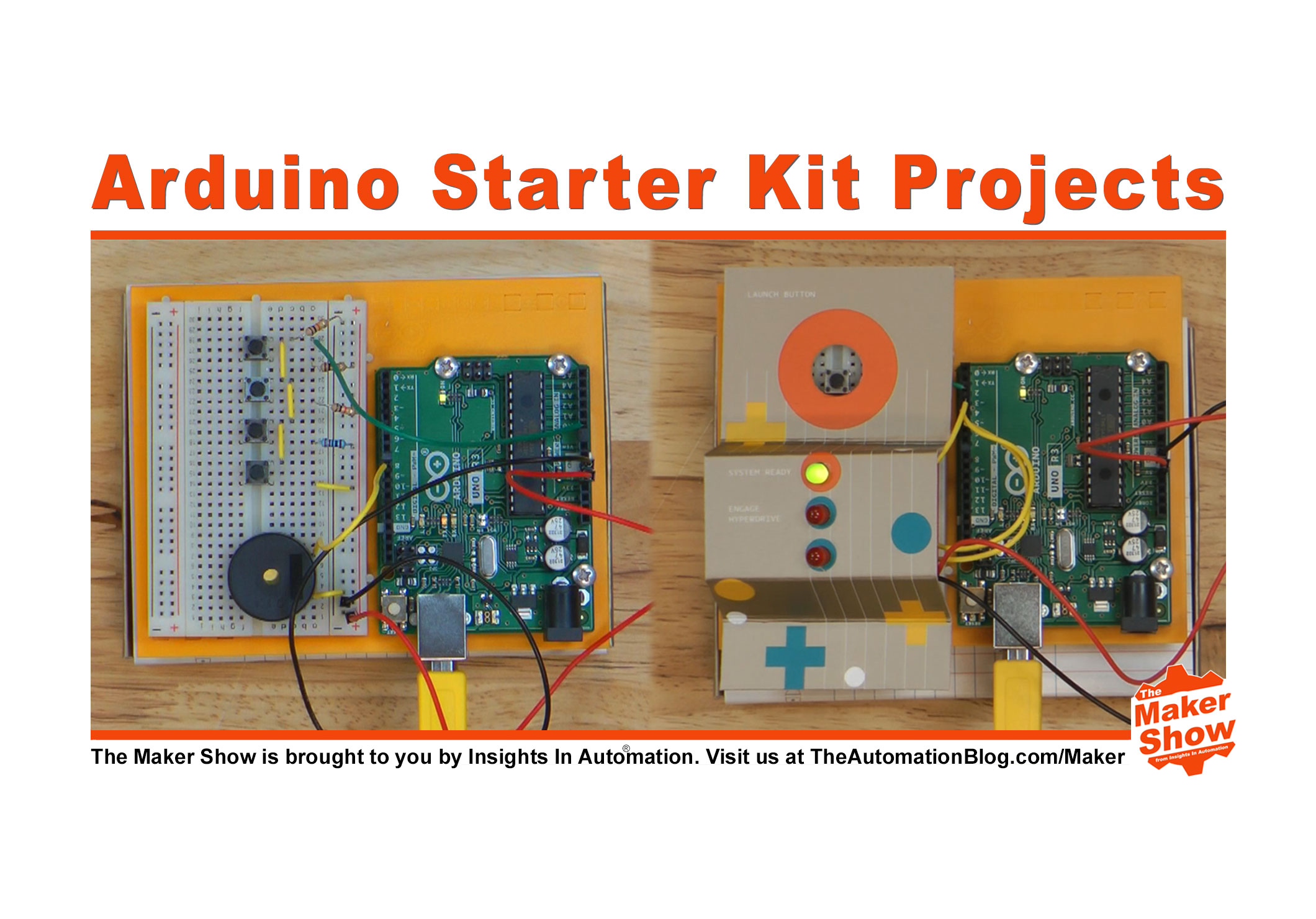 Building Projects from the Official Arduino Starter Kit (TMS02)