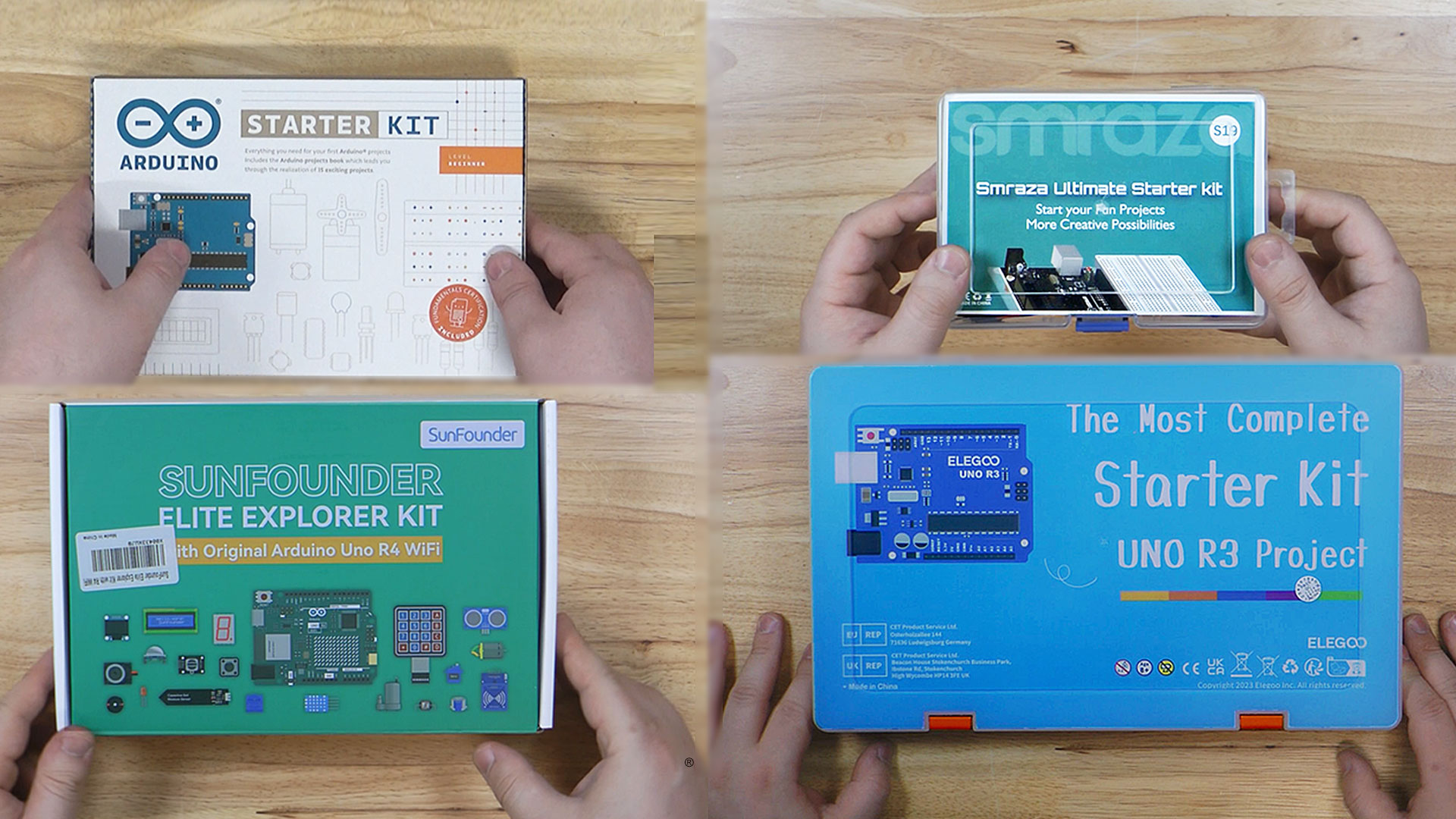 Arduino Starter Kit Roundup: Four 2024 Kits Compared (Article & TMS06)
