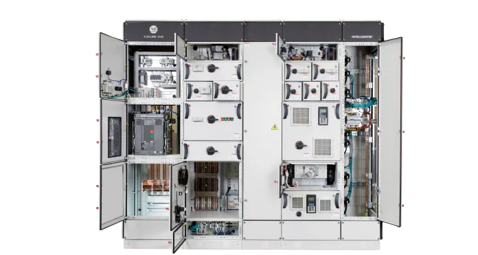 TheAutomationBlog-News-Rockwell Automation flexline-3500-rok-front-facing-two-front-cable-access-three-column-doors-open.5120